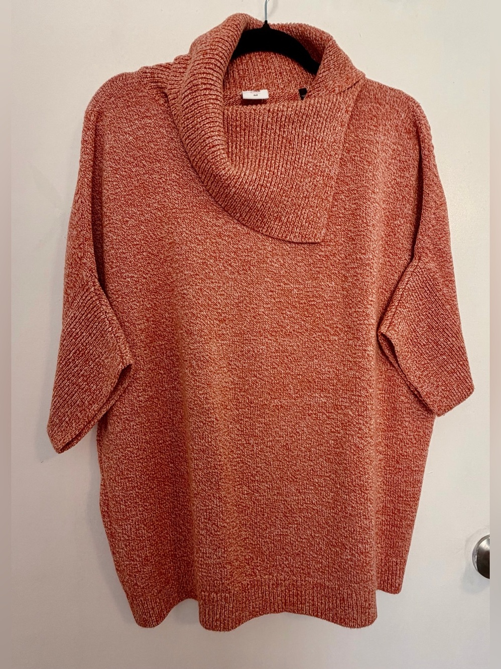 CAbi Orange Cowl-Neck Sweater